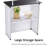 Freestanding Popup Promotional Counter Table Booth Portable Demo Display Banner Stand Tradeshow Countertop Aluminum Frame