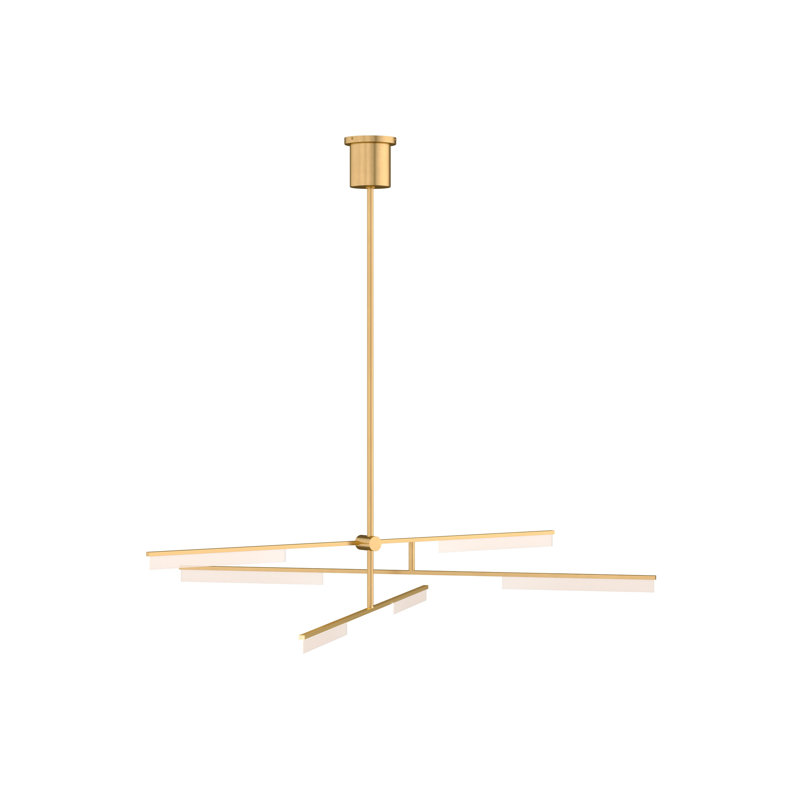 Klee 6 - Light LED Chandelier, Gold