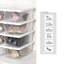 8 Pair Stackable Shoe Storage Box