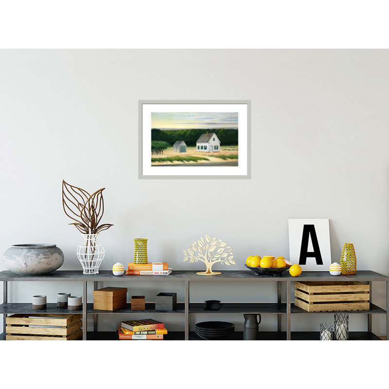 «August on Cape Cod» par Edward Hopper, impression giclée encadrée, 20.75" H x 29.5" W