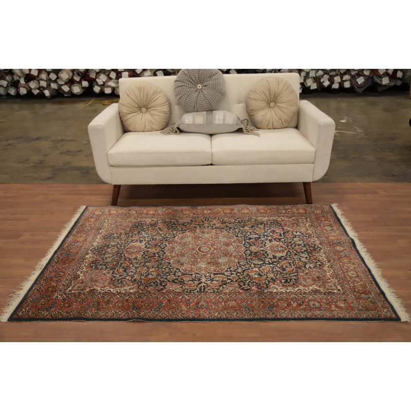 Tapis turc 100% soie Hereke antique 4 x 6