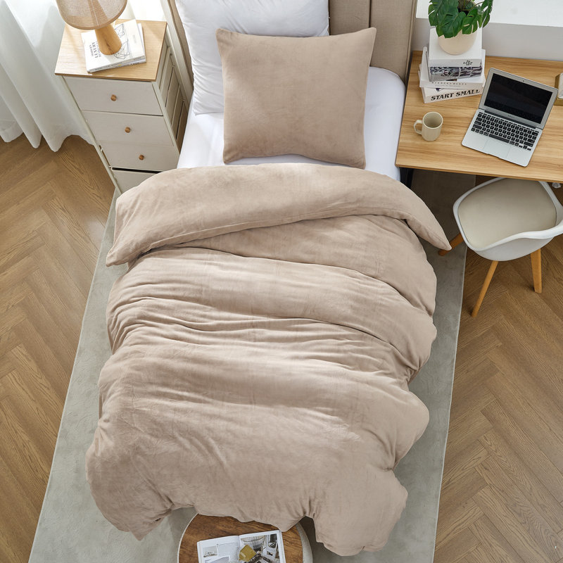 Near Suffocation Xtra - Coma Inducer® Twin XL Comforter Set - Earth, Twin XL Duvet Cover/Insert + 1 Standard Sham, Tan
