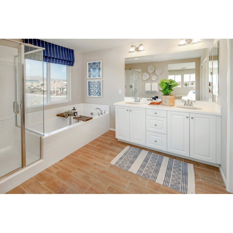 Olli 2 - Light Dimmable Vanity Light, Satin Nickel, Marble