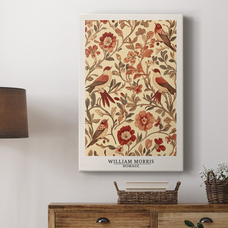 Wm Morris Series Cxxi -Galerie enveloppée Cavas, H 18 po x l 12 po