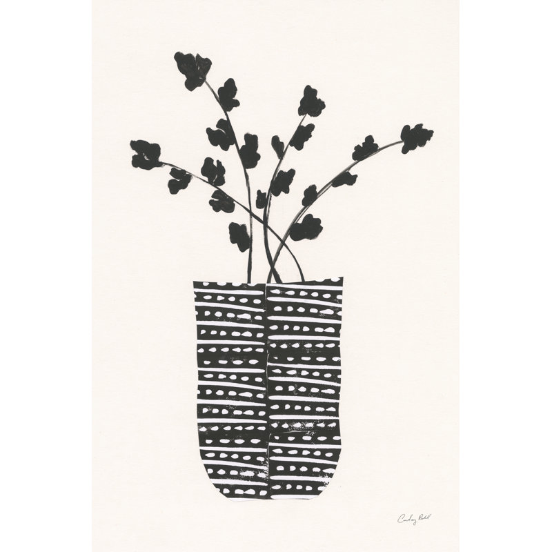 Shadow Vessel I - Wrapped Canvas Painting, 46cm H x 30cm W