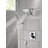 Rain Adjustable Shower Head with H2Okinetic Technology-60696702