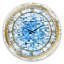 Geometric Blue Spots I - horloge murale moderne-50582175-50582174