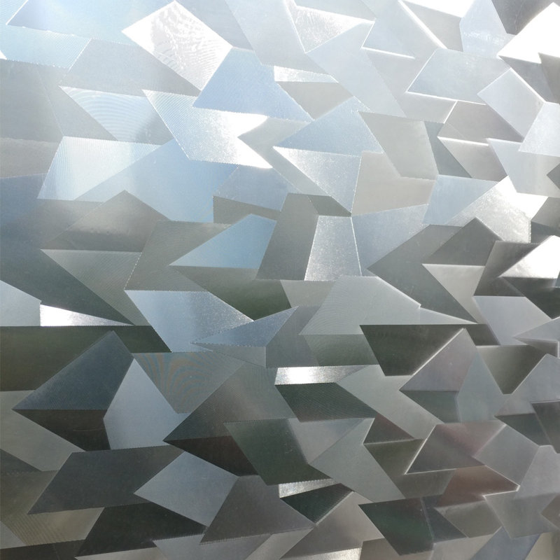 Abstract Non-Wall Damaging Window Decal