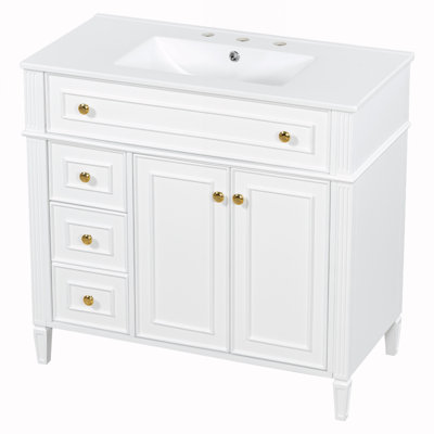 Armoire avec tiroir rabattable