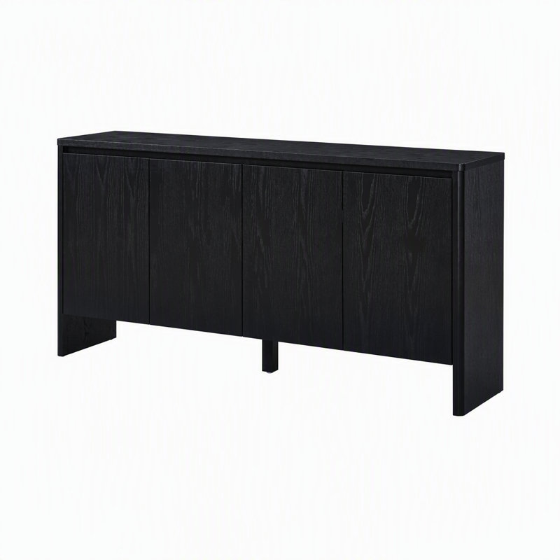 Buffet Mid-Century moderne avec meuble télé avec tablettes réglables pour la cuisine, la salle à manger, le salon, l'entrée