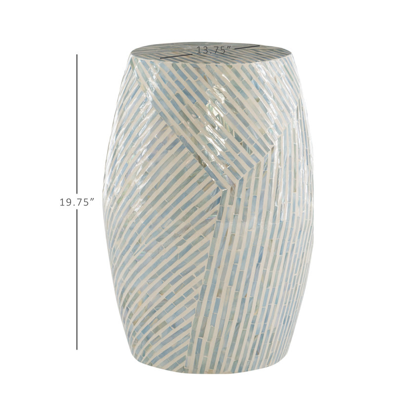 Dixon End Table, Light Blue
