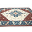 Tapis oriental crème crème Dhurrie 9X12