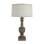 31.5" Resin Table Lamp With Oat Shade