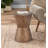 Iron Top End Table