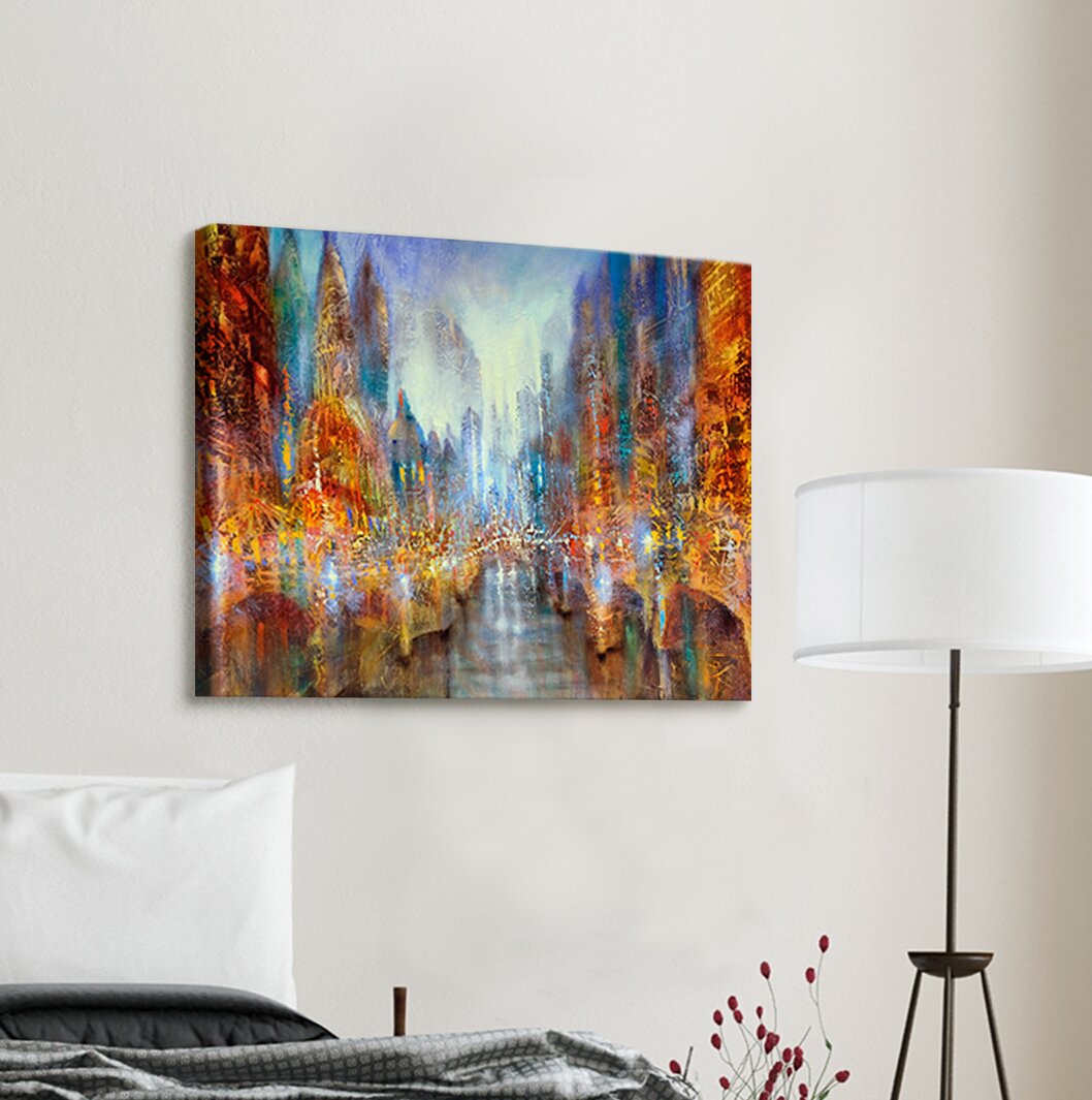 Leinwandbild City of Lights von Annette Schmucker