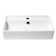 Alfi Brand 12.25'' White Porcelain Rectangular Bathroom Sink with Overflow