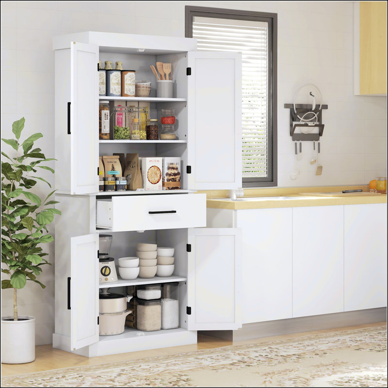 72" Tall Kitchen Pantry Storage Cabinet