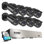 Système de caméra de sécurité 8CH DVR d'extérieur avec disque dur de 1 To, 8 balles d'extérieur de 880p, alerte de mouvement
