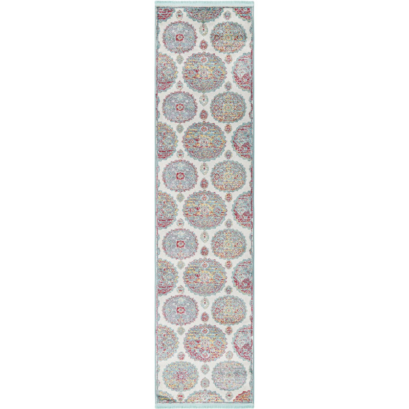 Floral Indoor Rug, Runner 2'7" x 10'