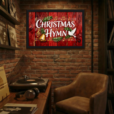 Christmas Christmas Hymn Music Notes And Bird