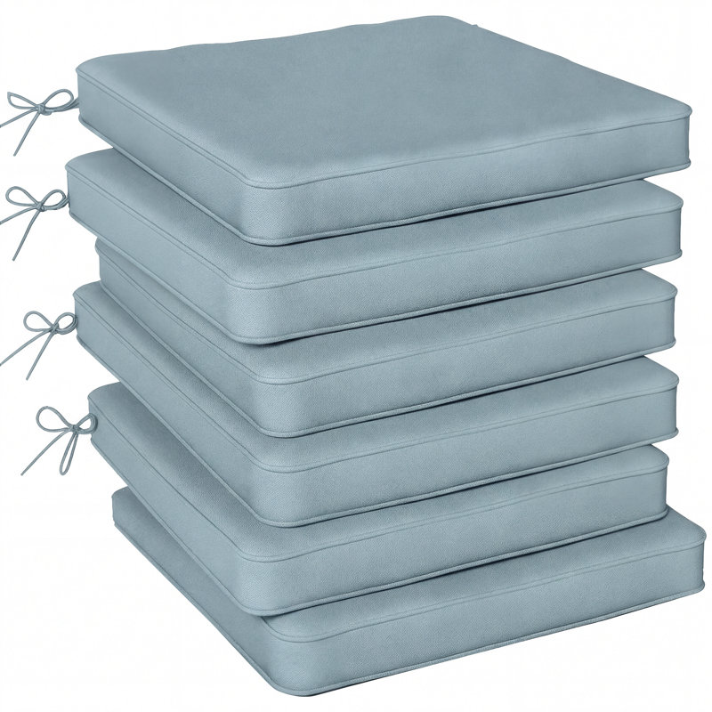 Outdoor Seat Cushion Set, Grey
