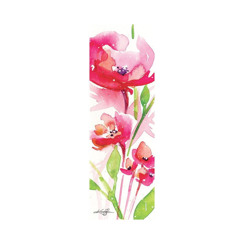 Itsy Bitsy Blossoms V 1 Piece Wrapped Canvas Panoramic Painting, 152.4 cm H x 50.8 cm W x 3.175 cm D
