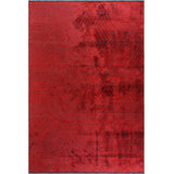 Rapture Geometric Area Rug in Red