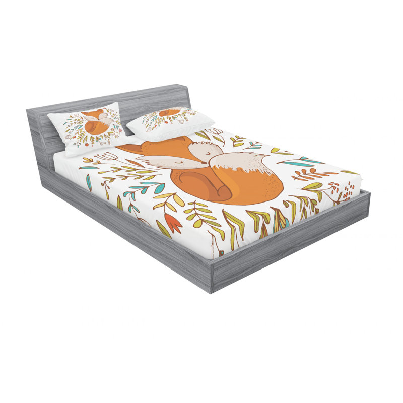 Microfiber Sheet Set, Queen Sheet Set with Fitted Sheet