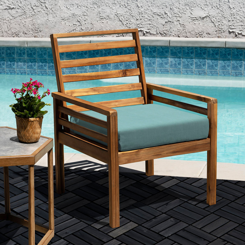 31cm L x 31cm W Solid Wood Interlocking Deck Deck Tile Kit, Black