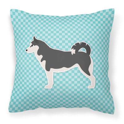 Siberian Husky Outdoor Throw Pillow