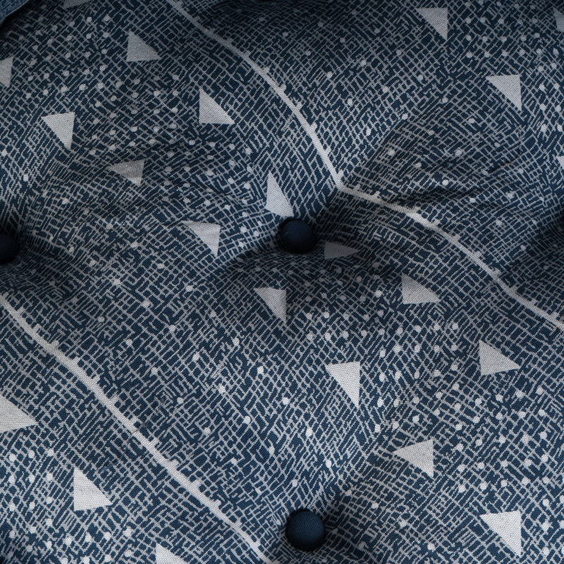 Cotton Blue Cushion Pad