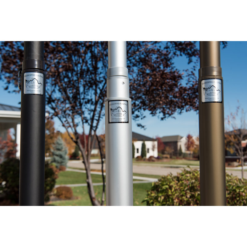 Titan Bronze Solar Powered LED Flagpole Light