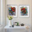 Splash of Color I, ensemble de 2 reproductions d’art graphique encadrées sur papier