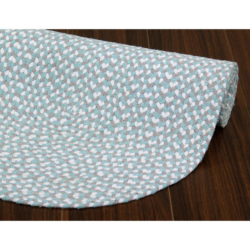 Tapis tressé à la main Tarrants, Ovale 3 pi x 5 pi