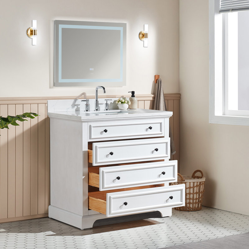 36" Single Bathroom Vanity with Top