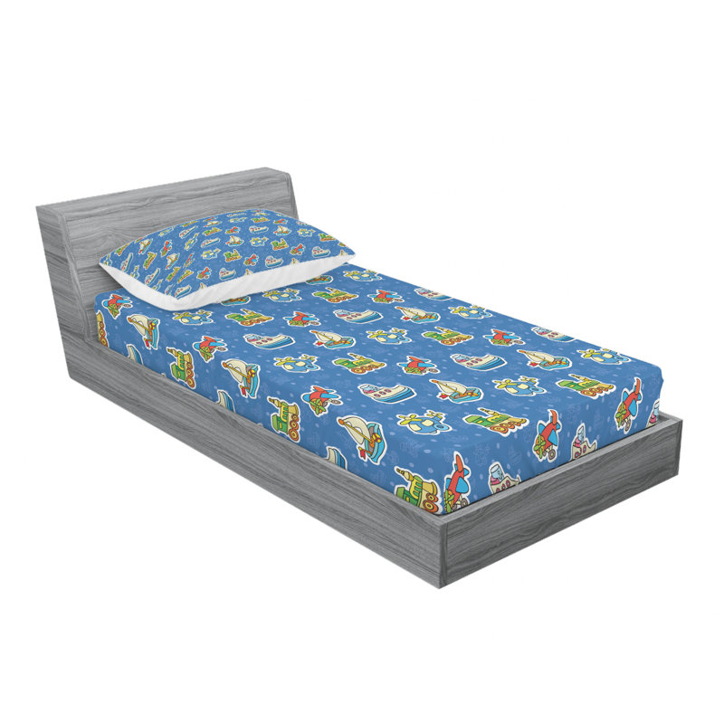 Ensemble de draps jouets, Ensemble de draps pour lit simple TG avec drap-hou