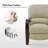 Alexandra 29.9" W Leather Push-Back Recliner-289303490