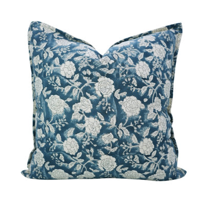 Housse de coussin en coton fabriquée à la main à double bout Fabford