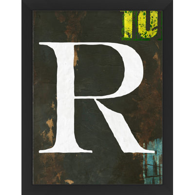 Alphabet "R" Print
