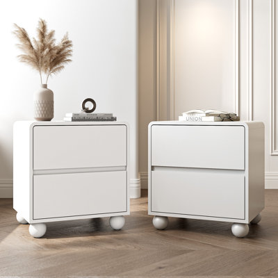2-Drawer Nightstand, Set Of 2