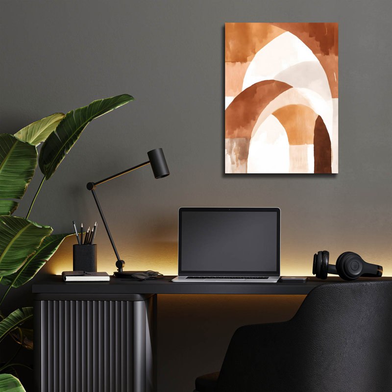 Epic Art «Mid Century 4» par Petals Prints Design, «Mid Century 4» par Petals Prints Design, H 16 po x l 12 po x P 0,13 po