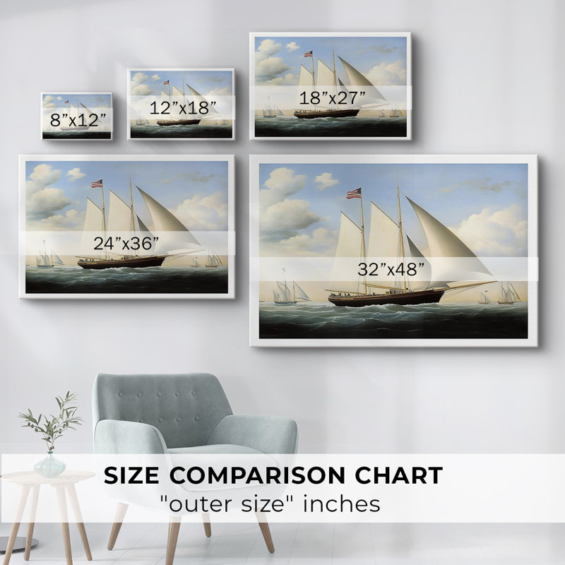 Série Nautical-Cxxxxi - Cavas enveloppés de galerie, 40 x 60