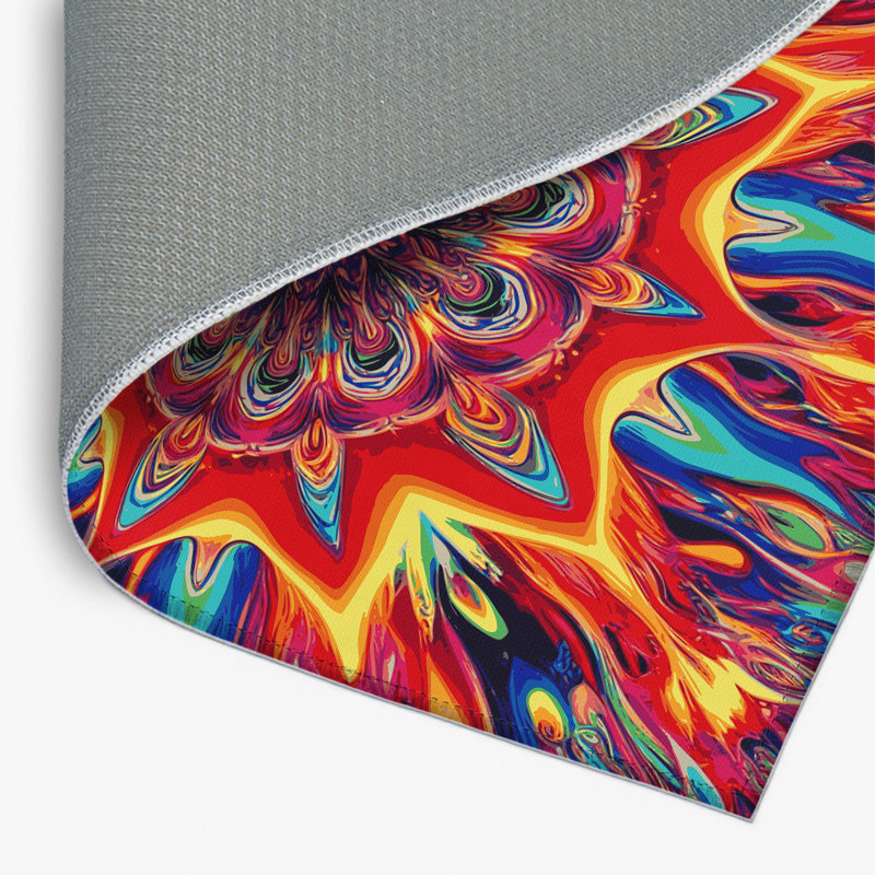 Tapis intérieur et extérieur Luminous Bloom, Rectangle 9 pi x 12 pi