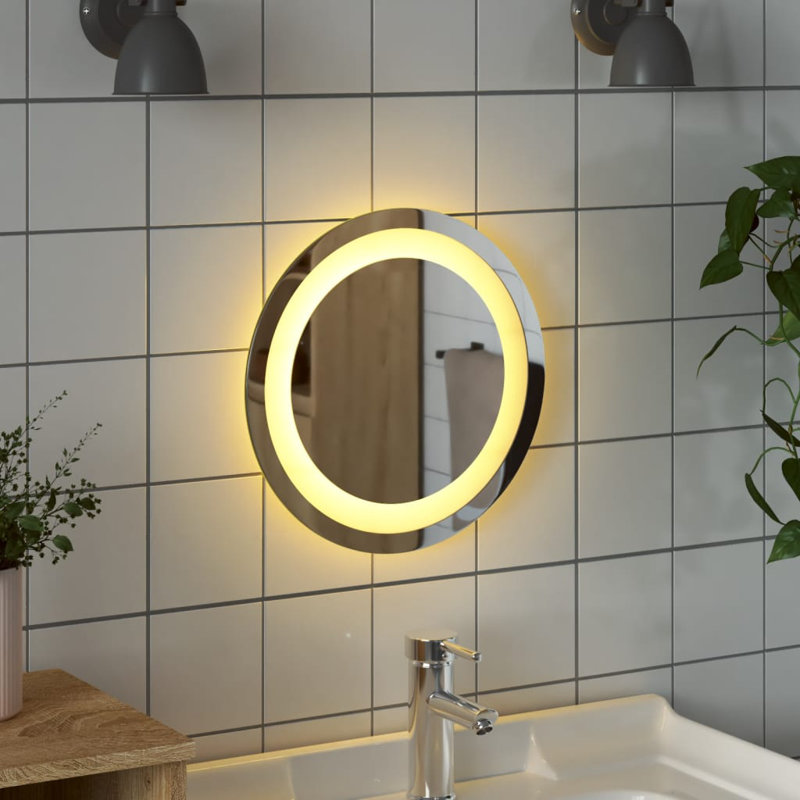 Jamone Round Wall Mirror, 11,8 po x 11,8 po