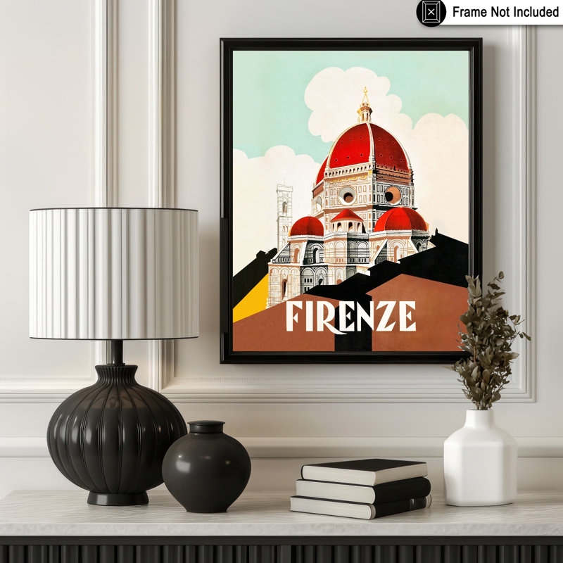 Firenze, Italie, Sans cadre, Affiche, H 11 po x l 14 po