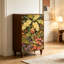 Commode de rangement rétro française à 5 tiroirs en bois massif-788441488