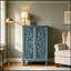 Armoire avec portes sculptées creuses-104742630