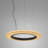 Roda 1 - Light Brown LED Statement Pendant-98175823