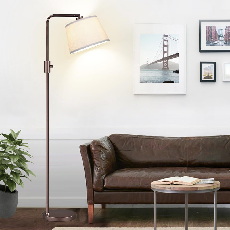 Lampe sur pied à intensité variable, ampoule à DEL Edison 1000 incluse, lampes sur pied arquées modernes pour le salon, la chambre à coucher