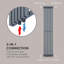 Delgado Curved Towel Rail Heated Towel Rails-50629079